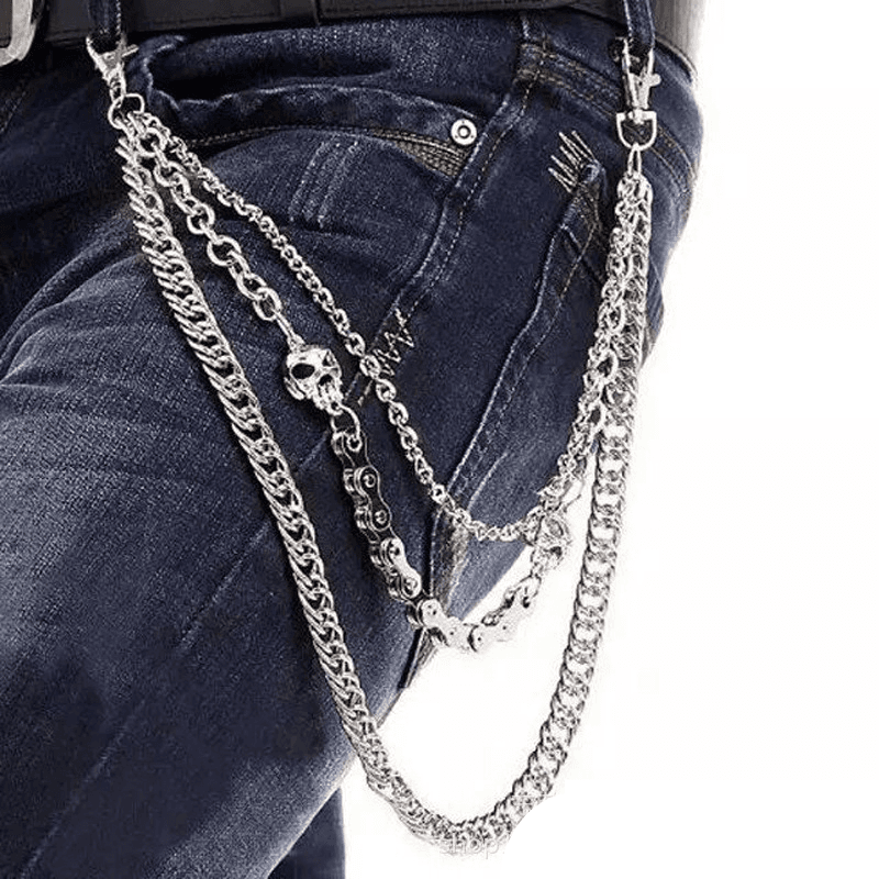 Men And Women's Jewelry Accessories Mixed Batch Denim Hip Hop Pants Chain New Waist Chain Metal Waist Chain Decorative Chain