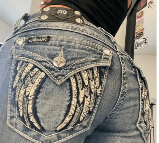 ​​Retro Embroidery Jeans - Loose Straight Leg Casual Pants With Diamond Details (Trendy Streetwear Style)​