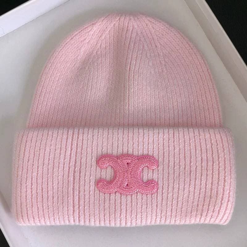 Bonnet en laine pour femme Bonnet en laine de haute qualité Bonnet doux et chaud Bonnet d'hiver de marque à la mode et polyvalent