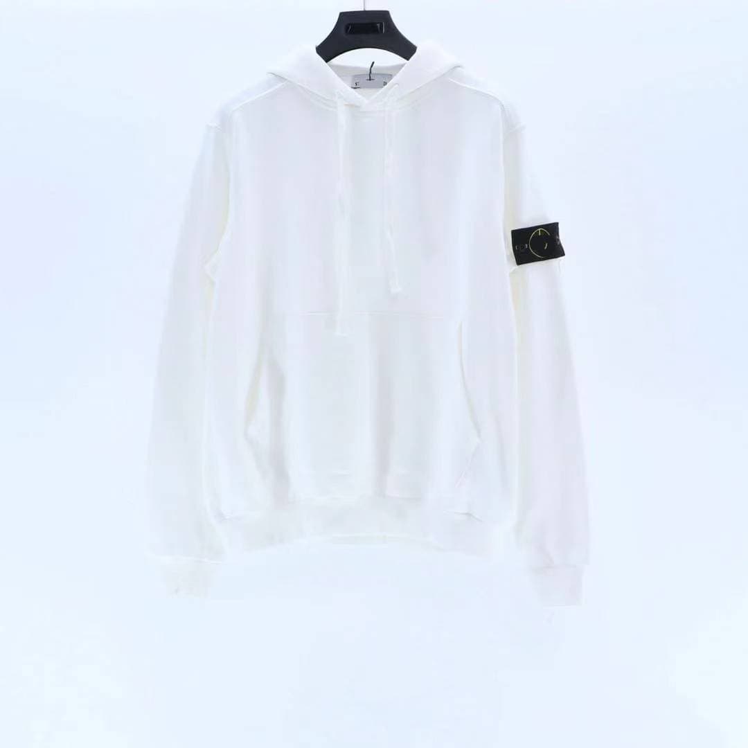 Sweat à capuche basique en pierre pour hommes, ample, tendance, marque, pull à capuche, Plus velours et épaississement