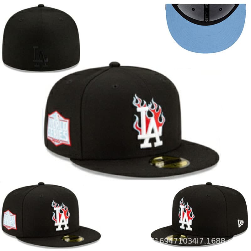Casquette de baseball 2024 New NY, grande taille, entièrement fermée, avec pare-soleil et broderie non réglable.