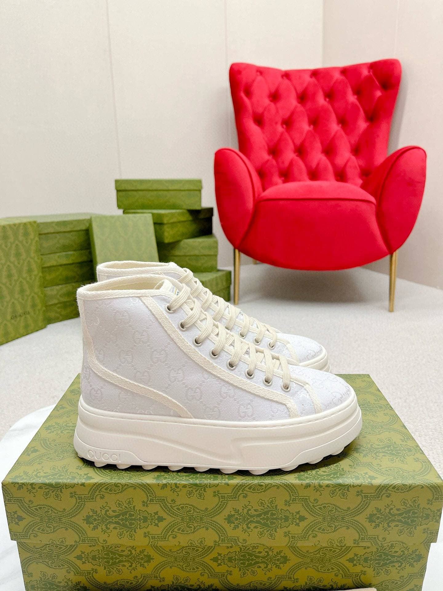 Gucci,gg,mode Chaussures en toile tendance basses pour hommes et femmes, pointure 10