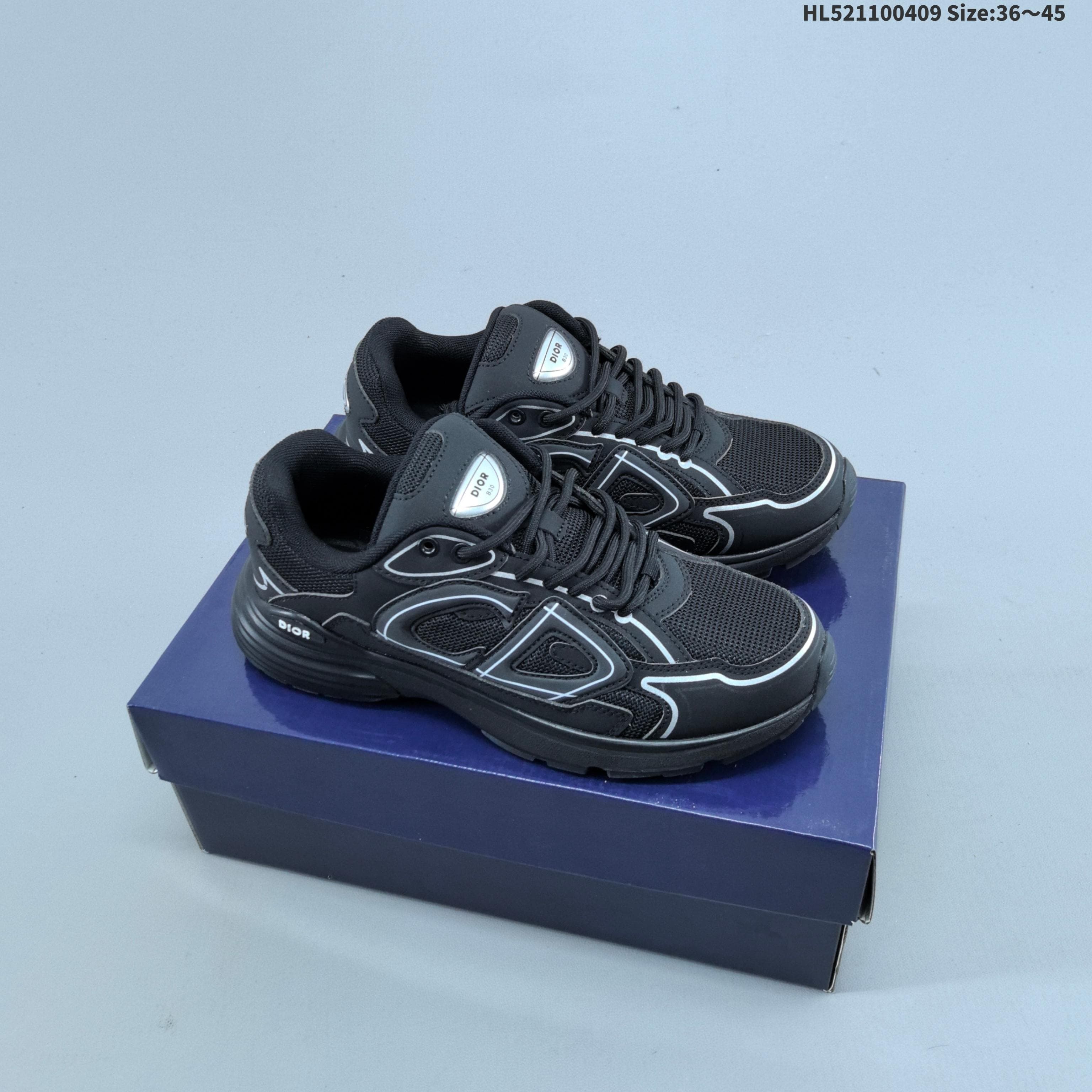 Dioor B30 Series Countdown Tech Mesh Fabric Thick Sole Up Lace Up Casual Low Cut Sports Dad Shoes!
