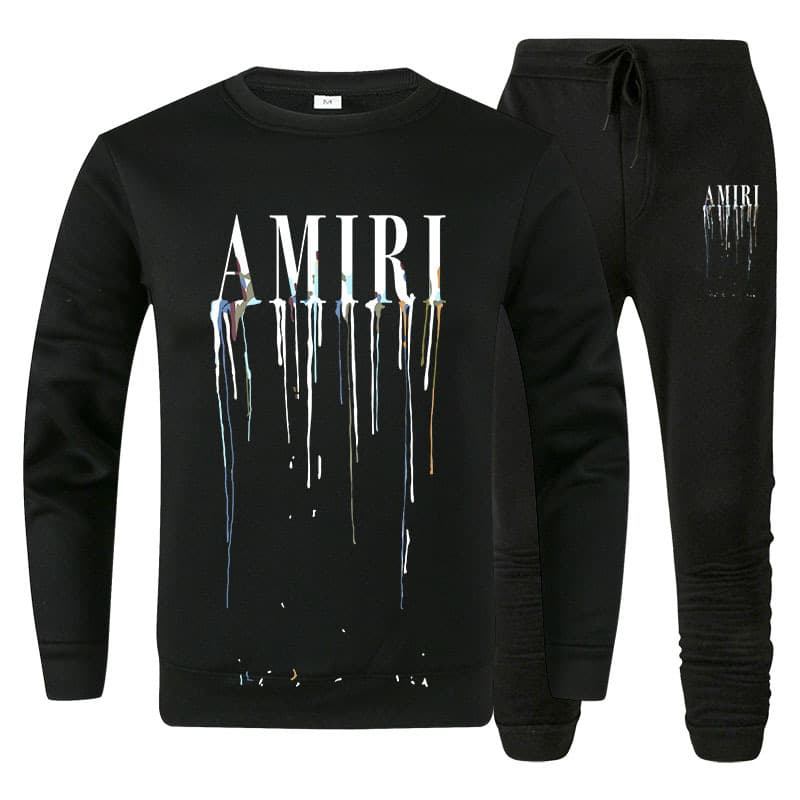 Ensemble pull col rond automne/hiver, nouvelle marque de mode, imprimé, décontracté, ample