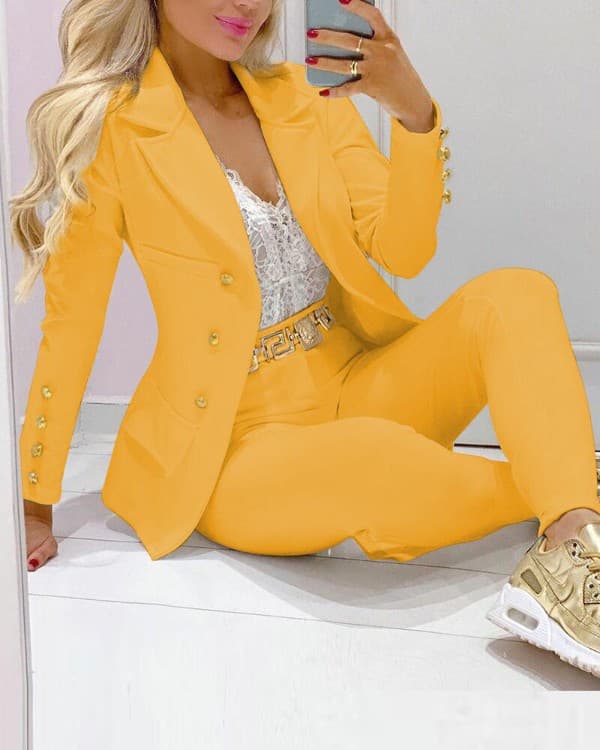 Women's new casual fashion small suit