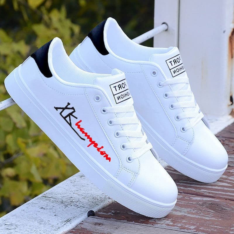 Men's New Summer White Korean Version Trendy Versatile Board Youth Low Top Casual Sports Shoes