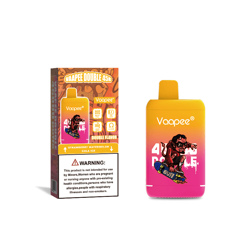 Cigarette électronique jetable Vaapee Double 45K Puff Double Saveur (stock UE)