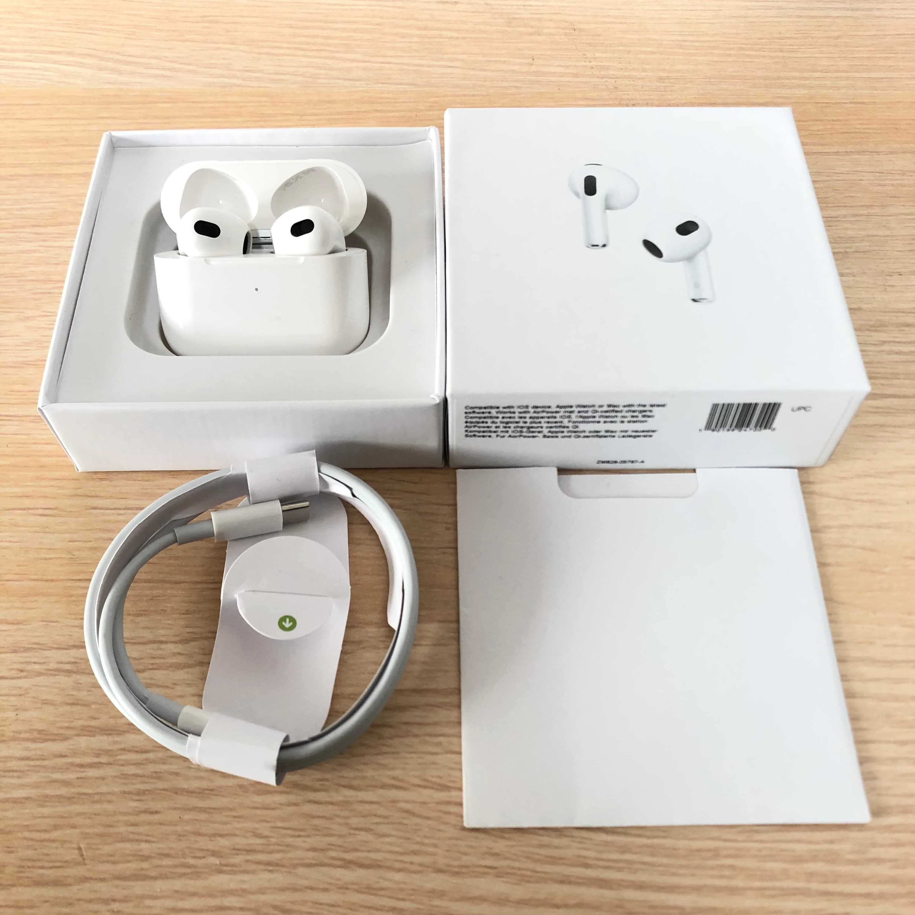 Écouteurs Bluetooth sans fil Airs Pods 3e génération d'origine