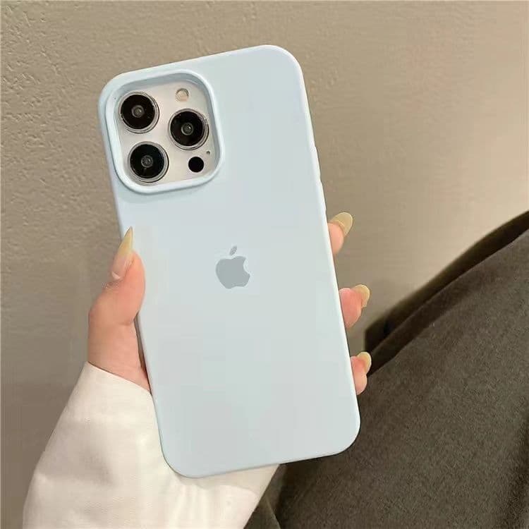 Coque de téléphone en silicone de haute qualité pour iPhone 15/14/12/11/13, coque anti-chute minimaliste tout compris