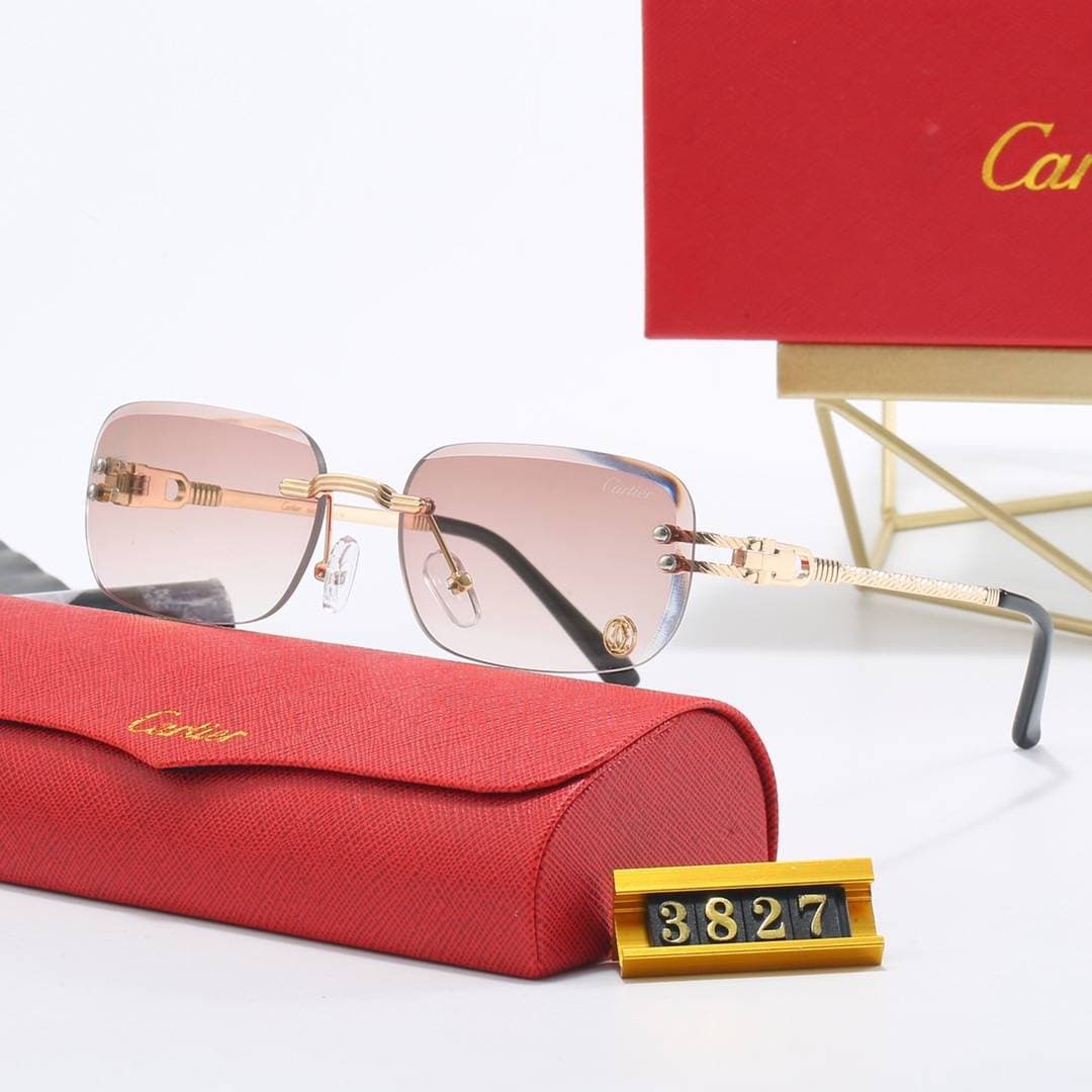 Lunettes de soleil de protection sans cadre, élégantes et tendance
