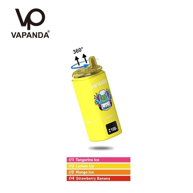 10 pièces 4in1 saveurs variables Vapanda jetable Vape Pod 120K 300K 500K pour une cigarette électronique