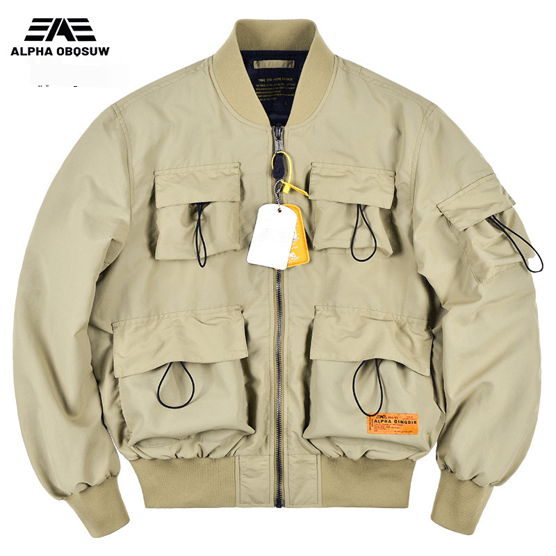 Men's Clothing Alpha Martin baseball jacket spring and autumn new casual workwear loose pilot jacket men