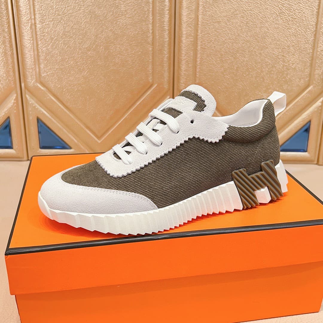 Chaussures de sport décontractées à lacets et bout rond en maille patchwork, baskets tendance et respirantes de marque H pour couple