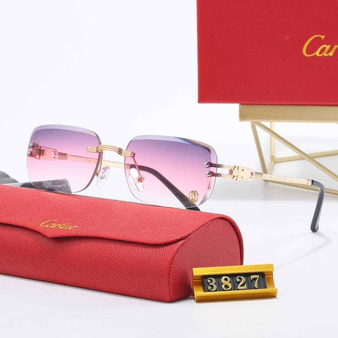 Lunettes de soleil de protection sans cadre, élégantes et tendance