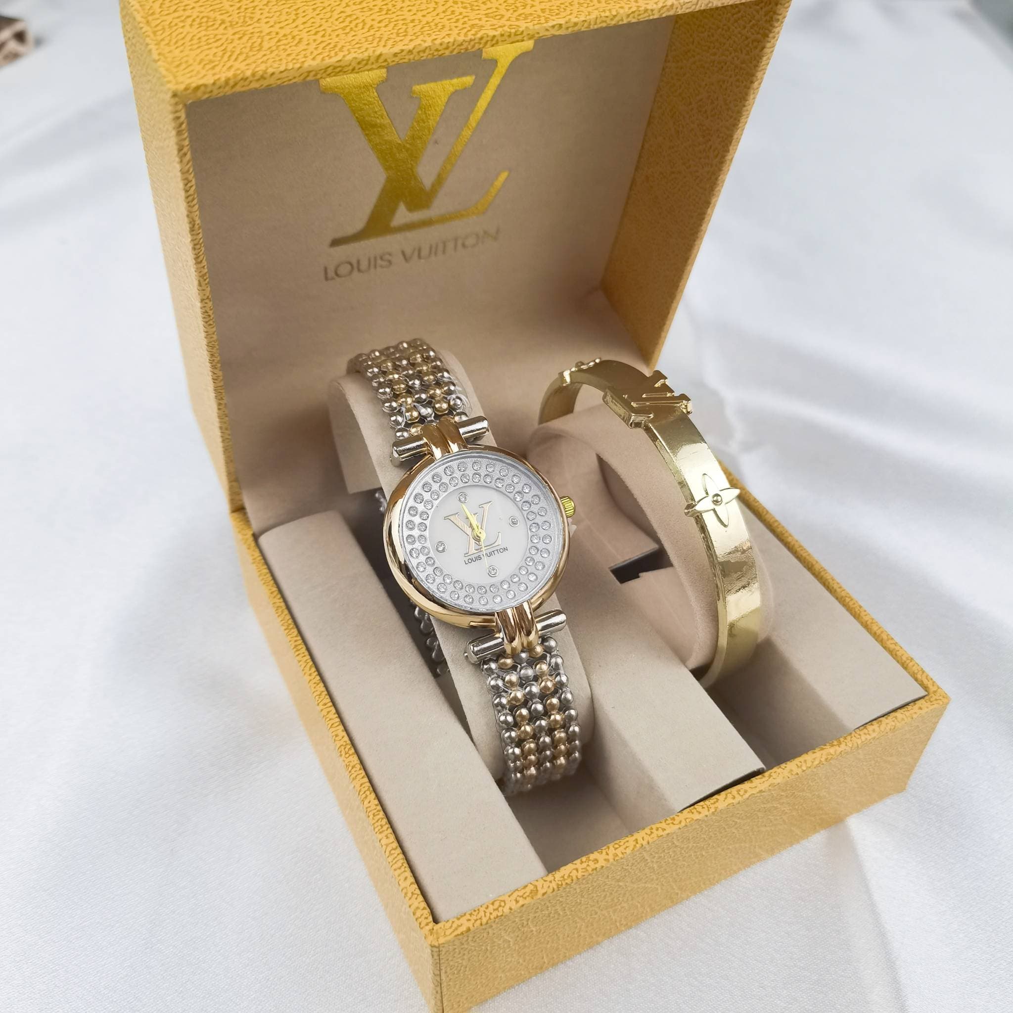 (Ensemble de 2 pièces) Style B Nouveau cadran design Mix and Match Style Bracelet Convient pour Style universitaire, Affaires, Fête, Cadeau Femmes