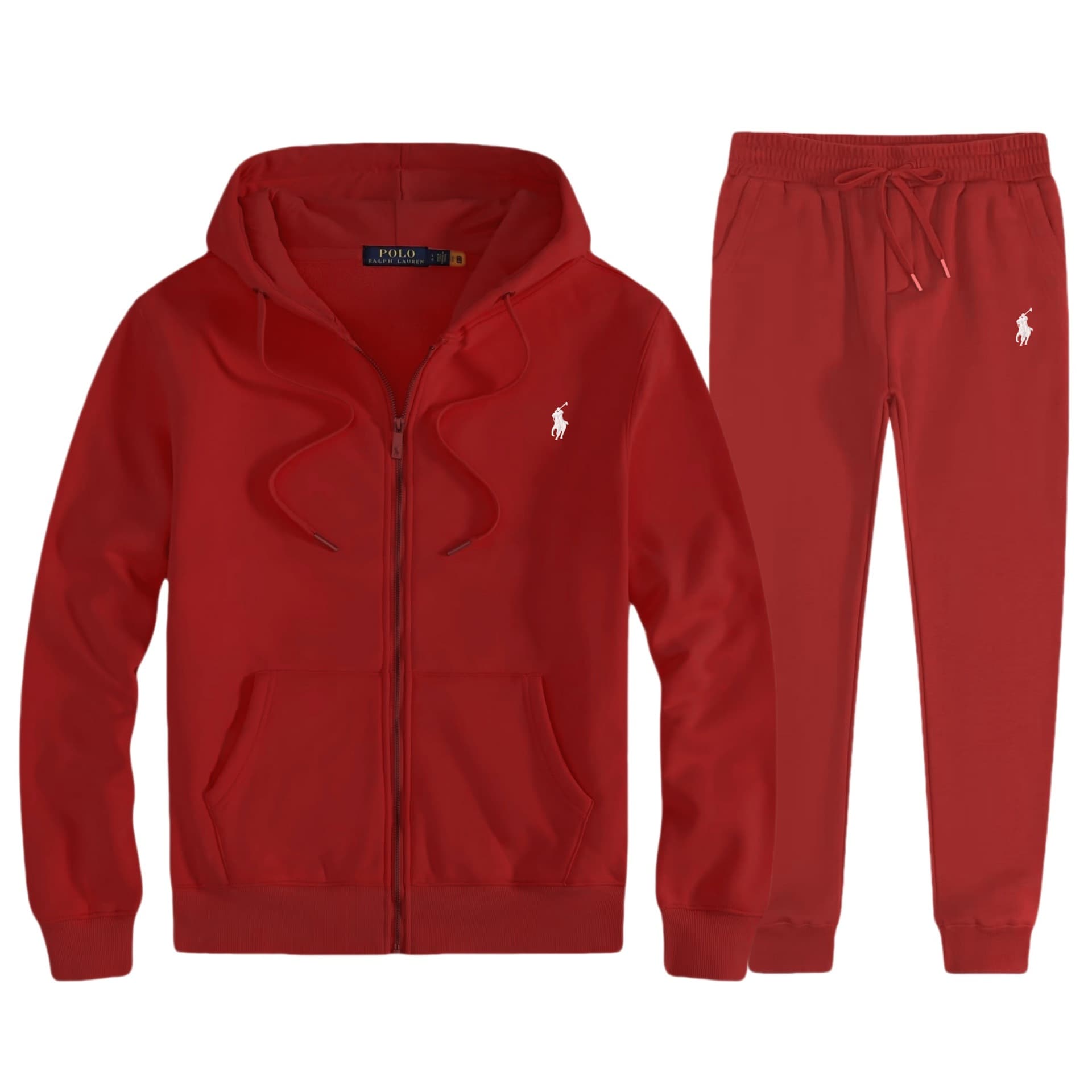Sweat à capuche brodé Laf RL pour homme et femme, ensemble veste à capuche et pantalon, style décontracté, printemps-automne