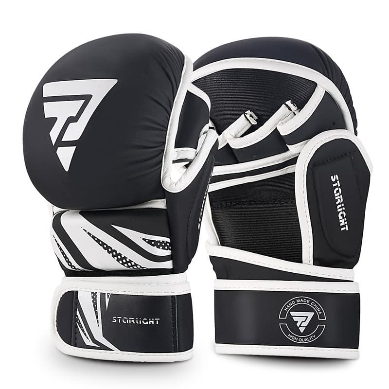 ZTTY Boxing With Thickened Inner Liner For Adults, Unisex Sanda Training Combat Punching Bag Gloves UFC