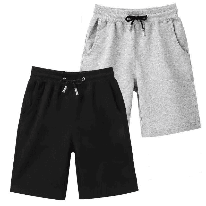 Men's Clothing [QuickCotton] Men's 5-Minute Dry Shorts - 100% Cotton Quarter Length | Summer Active Wear