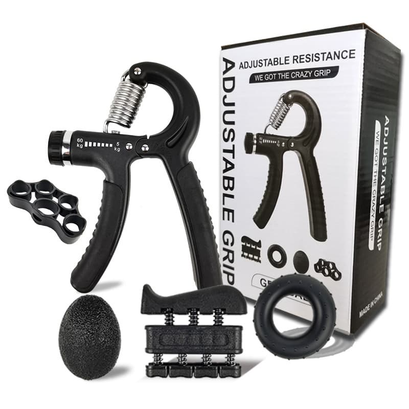 Handgrip 5-piece Color Box Handgrip Set For Adults And Children Hand Strength Training Set Silicone Handgrip Ball