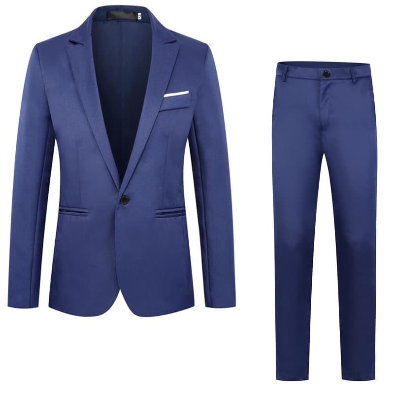 Men's Clothing Men's Fashion Business Slim Suits Casual Suits Two Piece