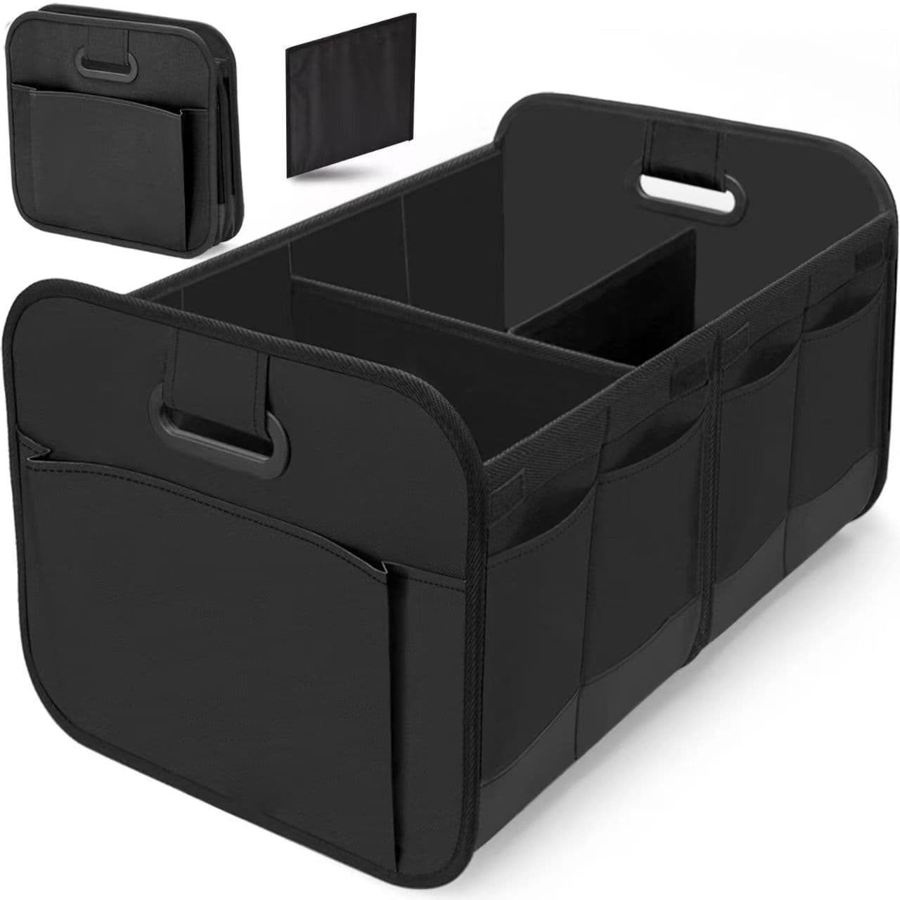 Car Storage Organizer – Foldable Oxford Trunk Box (Waterproof & Multi-Compartment)​