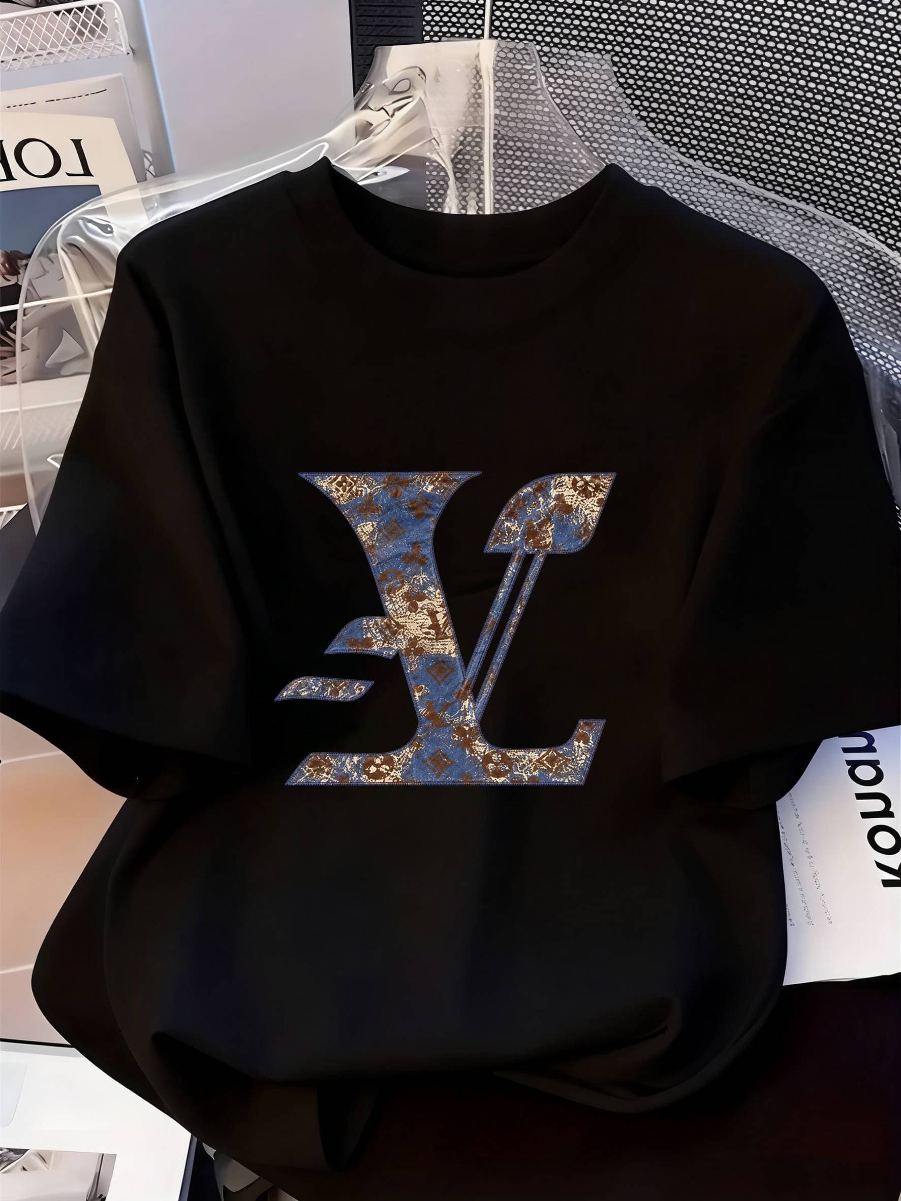 T-shirt tendance été 2026, coupe ample, manches courtes, imprimé