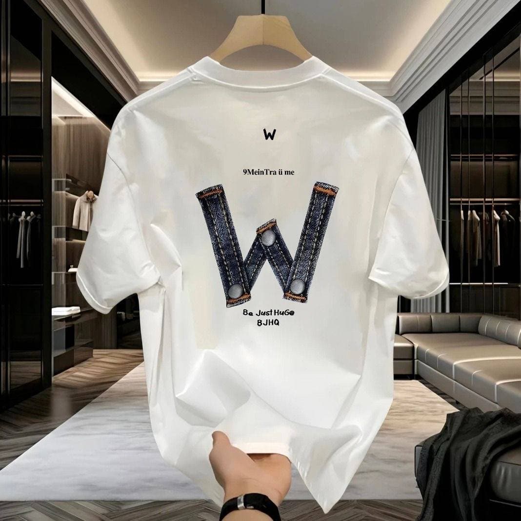 2025 Summer Loose Men And Women Pullover 100% Cotton Short Sleeve T-shirt