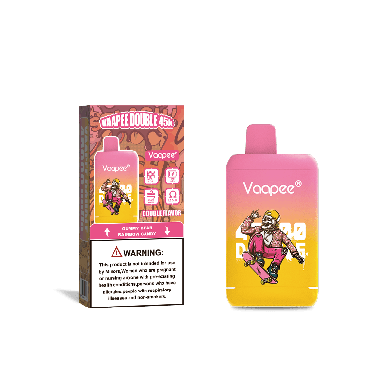 Cigarette électronique jetable Vaapee Double 45K Puff Double Saveur (stock UE)