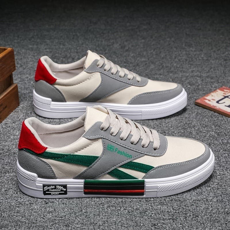 Canvas shoes men 2024 new spring men's shoes men's low-top sports shoes trendy all-match board shoes casual shoes men