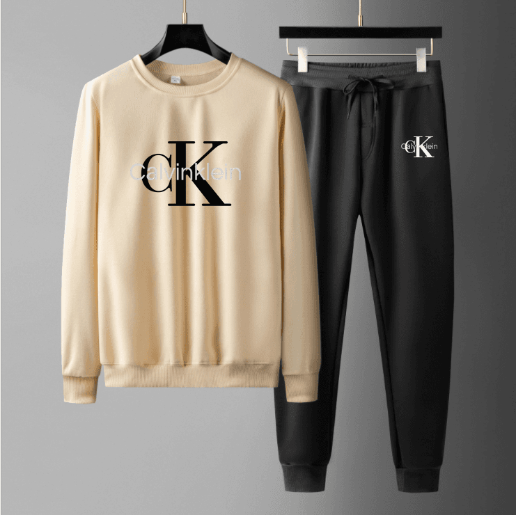 Nouvelle marque de luxe d'automne et d'hiver Sportswear costume hommes deux pièces col rond Hoodie + pantalons de sport Sportswear Hoodie casual cos