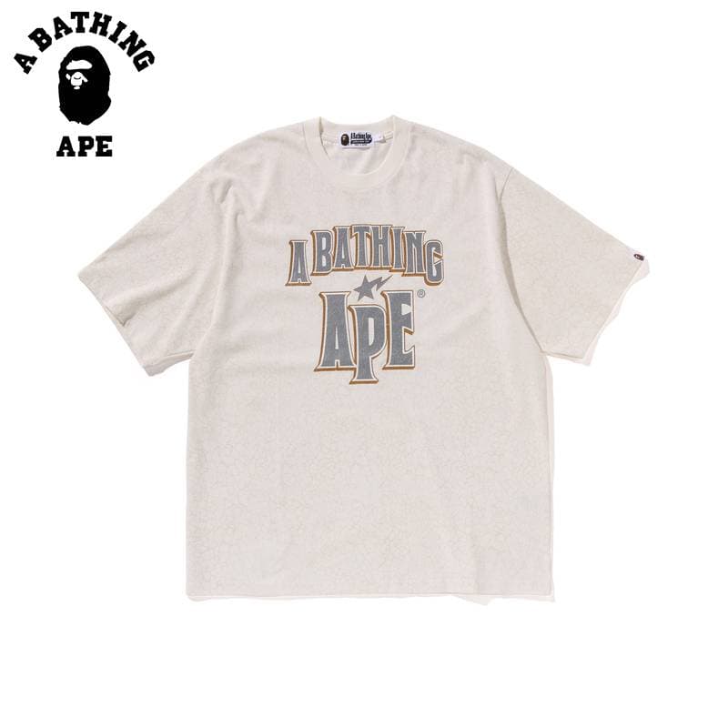 A BATHING APE BAPE-Ape Printed Men's Short Sleeved T-shirt