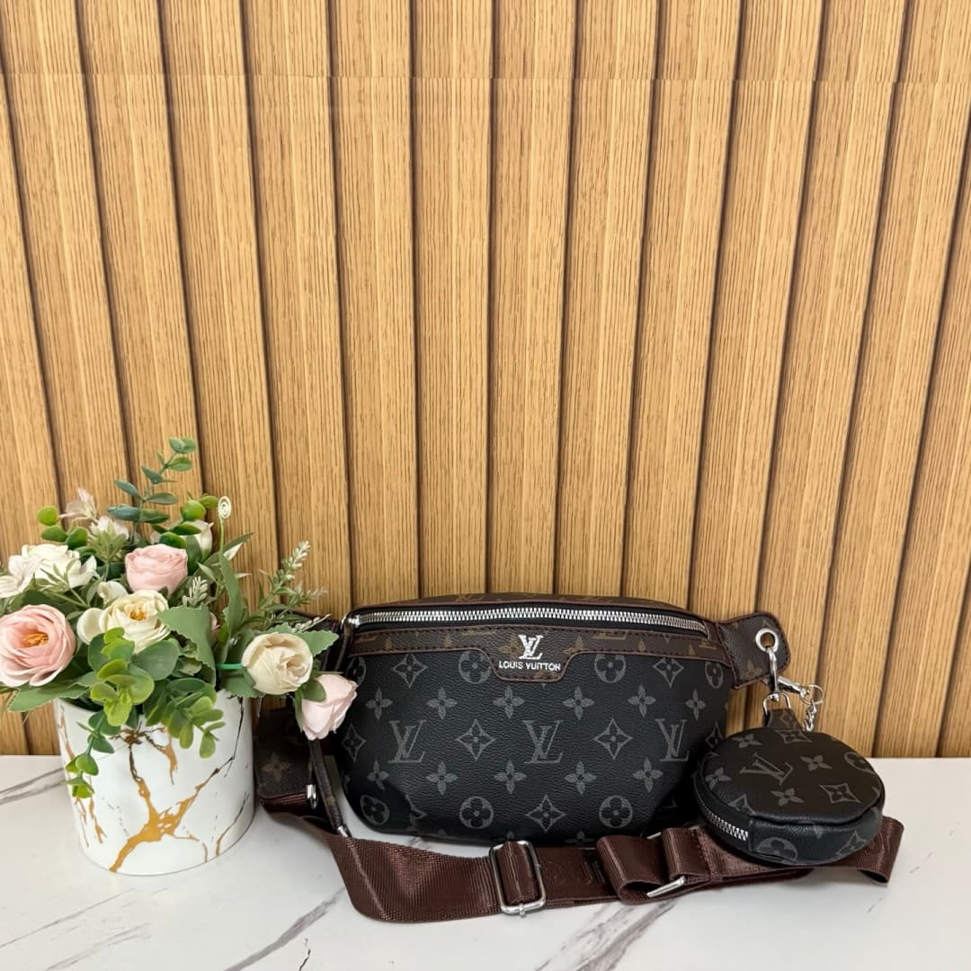 Nouveauté 2026 : Sac banane classique monogrammé pour femme - Sac banane tendance et décontracté, idéal pour les trajets quotidiens et le quotid