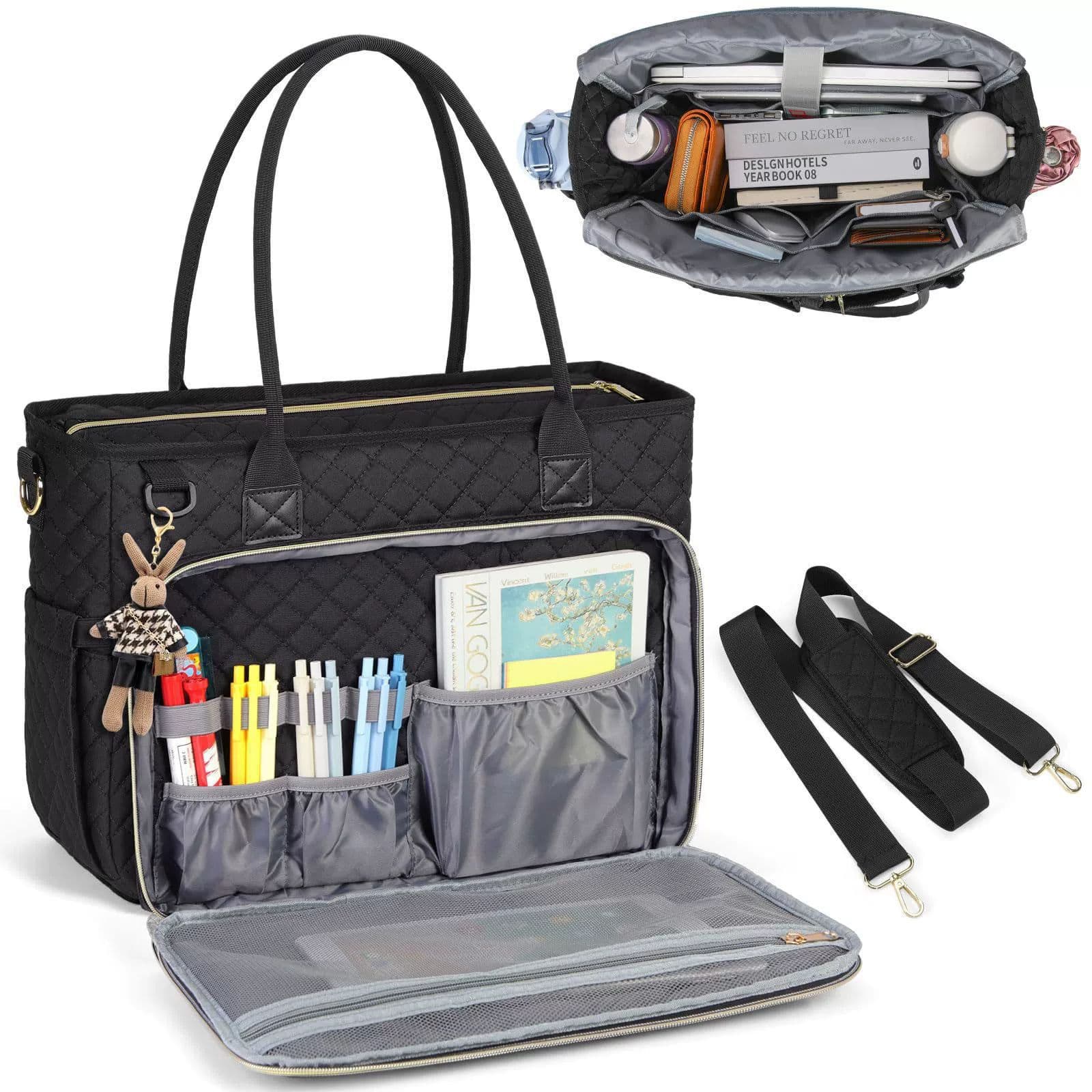 High Quality Multifunctional Teacher Handbag, Large Capacity Portable Laptop, Briefcase