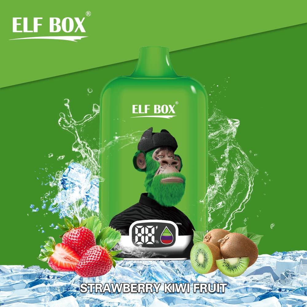 1 PCS ELF BOX Digital Box 12000 Puff 12k avec écran LED Vape jetable