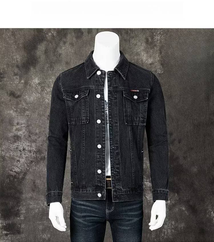 Men's Clothing denim jacket men's jacket loose casual versatile denim clothes men's jacket