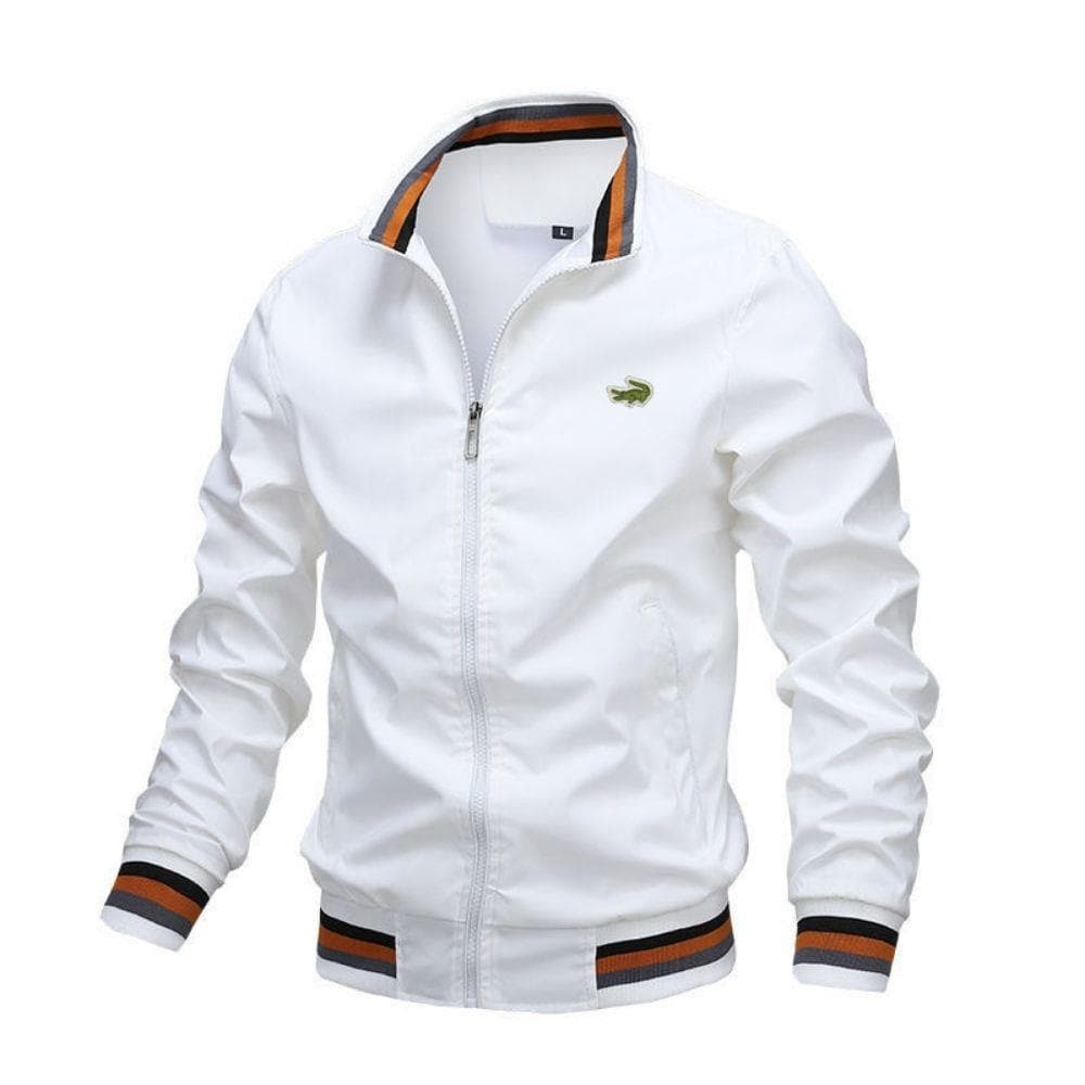 Veste cardigan de couleur unie pour homme, veste de pilote décontractée, uniforme de baseball