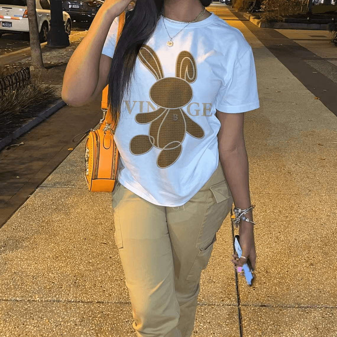 Women's fashion casual printed short sleeve