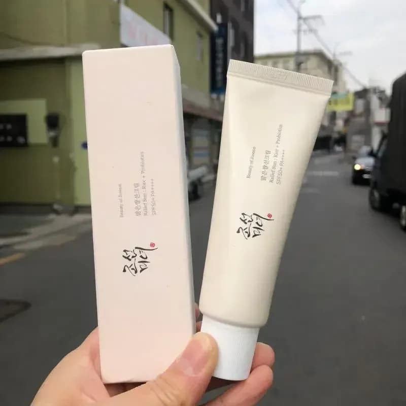 Creams 2Pcs Make Up Beauty Of Joseon Korean Relief Sun Rice Probiotics 50ml SPF50+ Facial Body Sunscreen Whitening Moisturizing