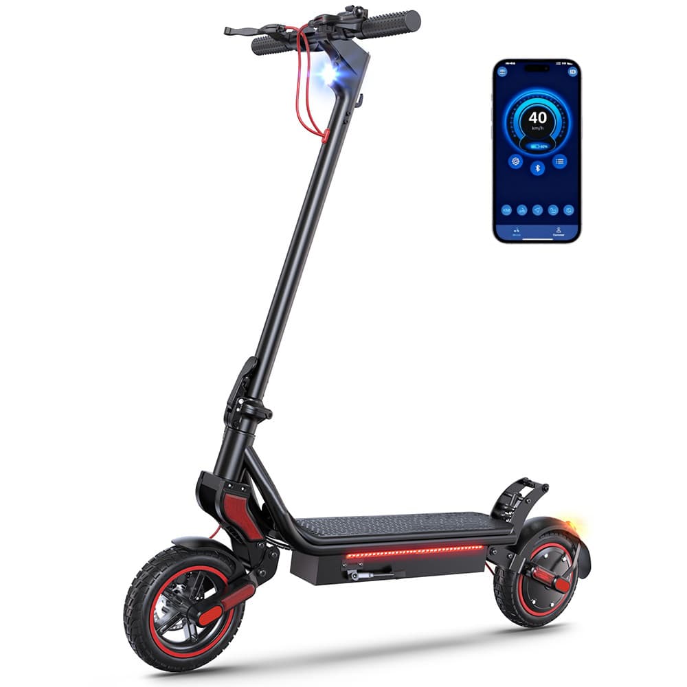 IScooter W8 Off-road Electric Scooter 48V 14Ah Battery 750W Motor 40km/h Speed 9.3 Inch Tires Dual Suspension Adult E-scooter