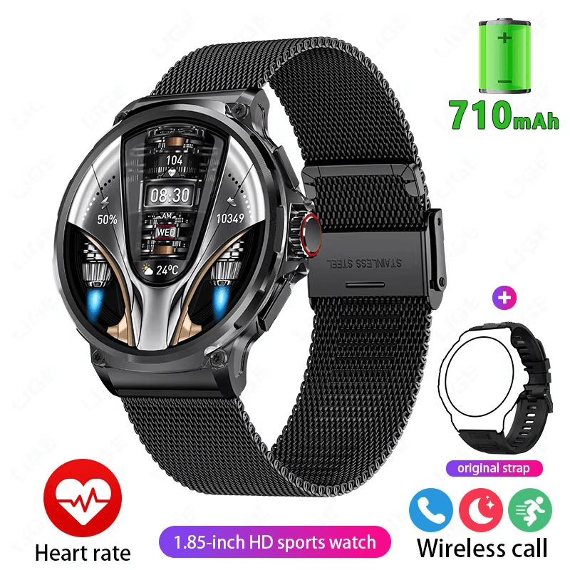 ​​IDW28 Smart Watch - Bluetooth Calling Multi-Sport Modes & Health Monitoring With Voice Assistant (Latest Model IP68 Waterproof)​​