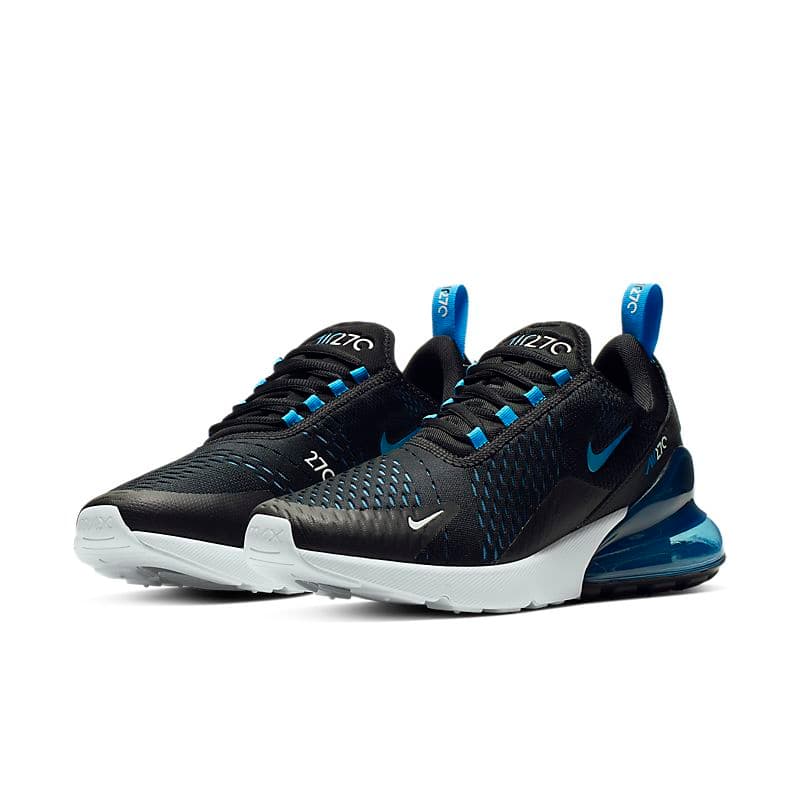 Chaussures de sport Air Max 270s pour hommes et femmes, en mesh, pour la course et l'extérieur.