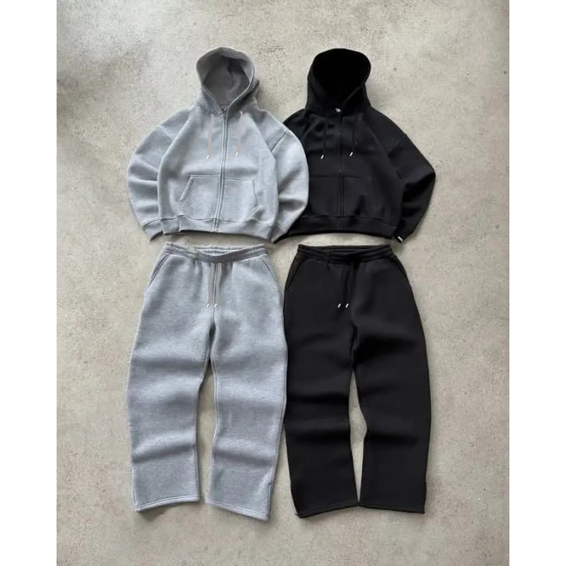 Men's Clothing Cross Border Printed Zipper Sweatpants Casual Trousers High Street Hip Hop Rap Street US Size Men And Women Sweatpants Wholesale