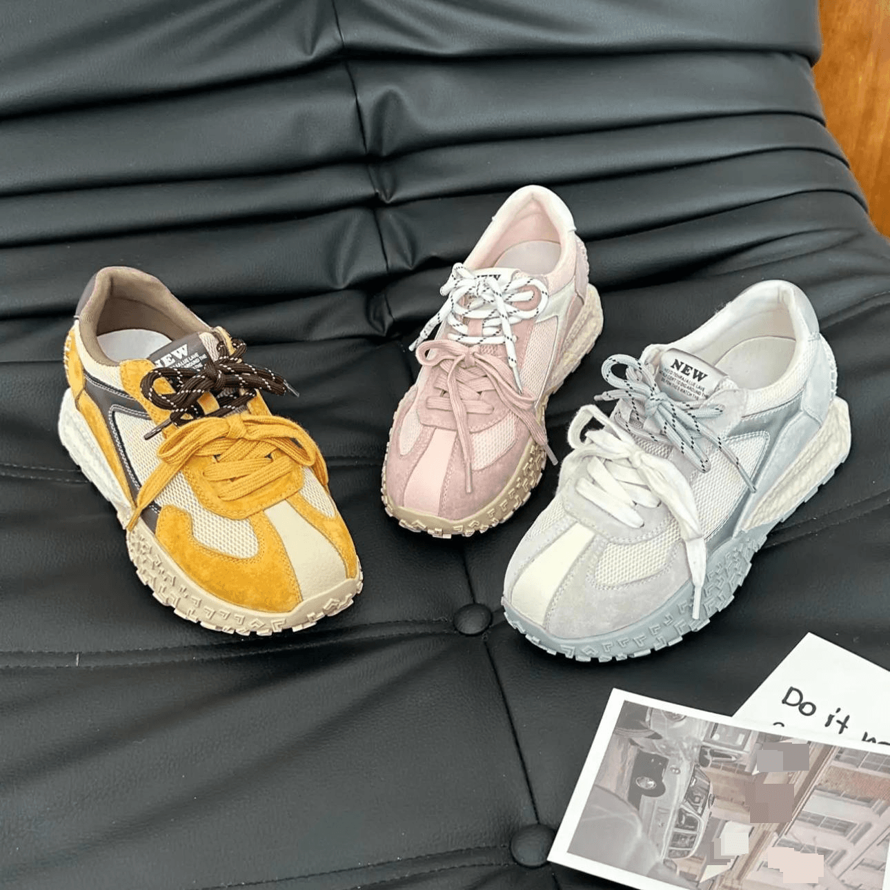 Color Matching Small Training Shoes For Women In Early Spring New Lightweight Breathable Casual Sports Shoes For Women