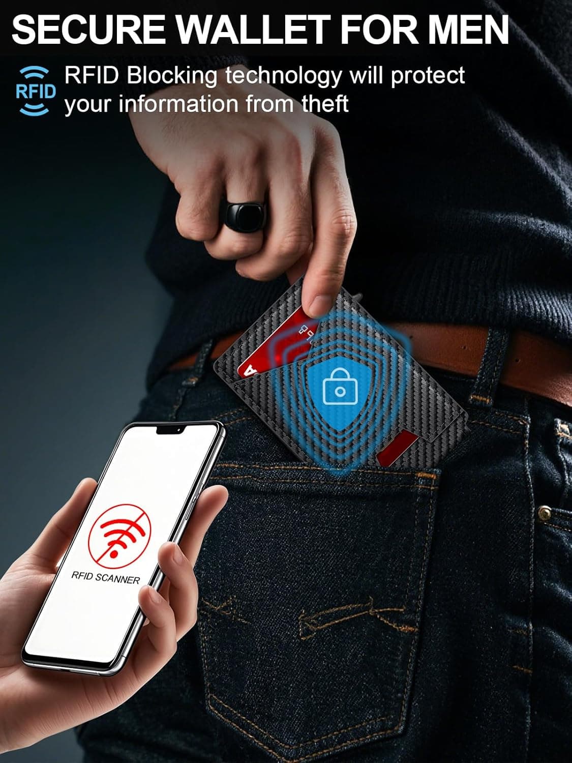 RFID Card Holder – Automatic Pop-Up Wallet (Slim & Secure)​