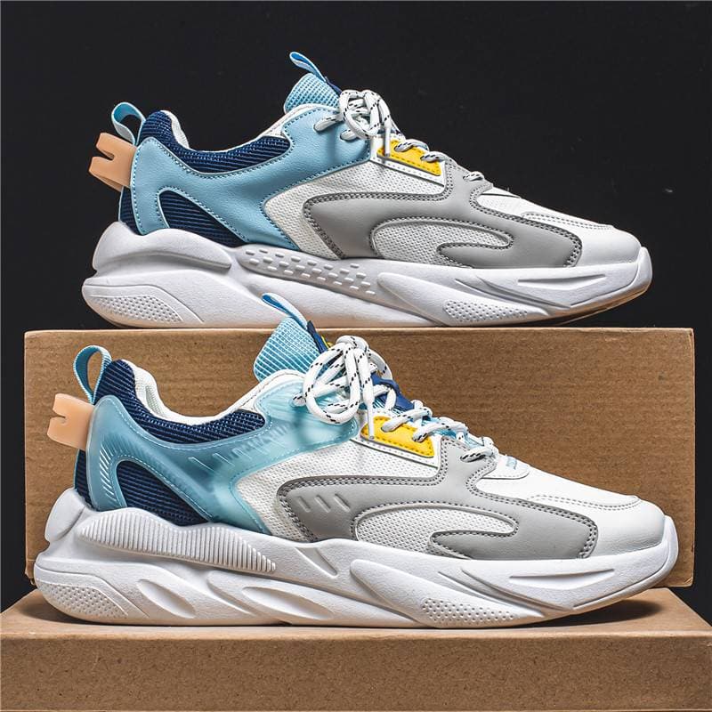 Men's Retro Sneakers – Breathable Platform Shoes (Hidden Lift & Trendy)​
