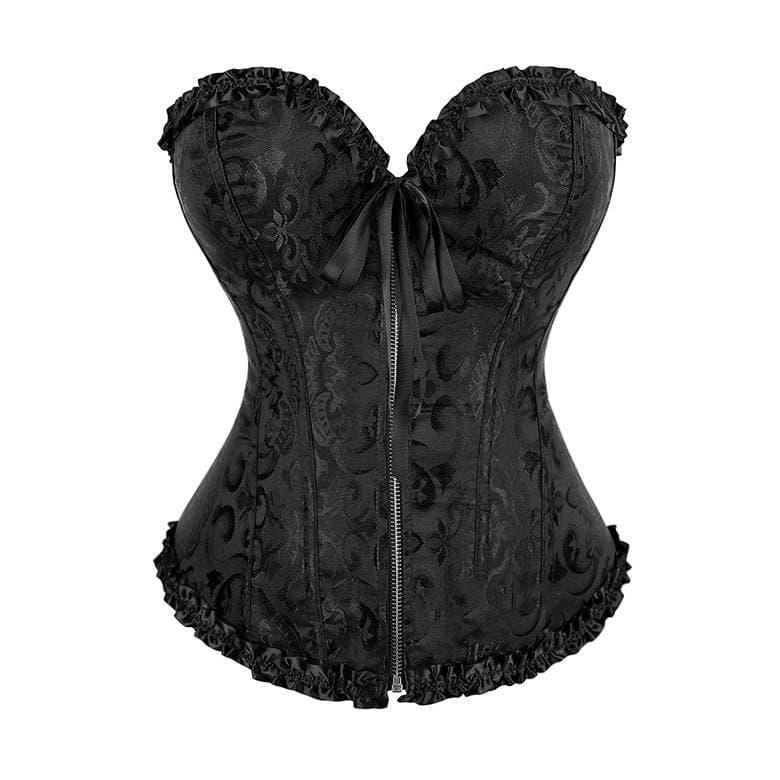Women's clothing zipper body shaper tummy control corset bridal dress palace waist wedding dress corset