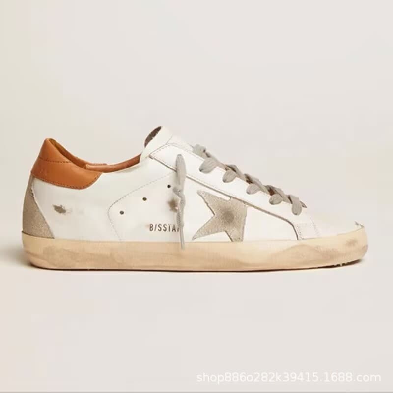 Baskets plates unisexes blanches en cuir véritable, style coréen, chaussures décontractées et confortables