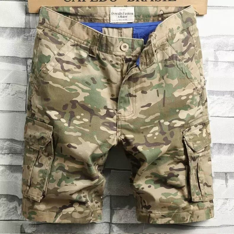 Men's Clothing Camouflage Workwear Jeans Shorts Men's Summer Trendy Logging Shorts Loose Casual Shorts