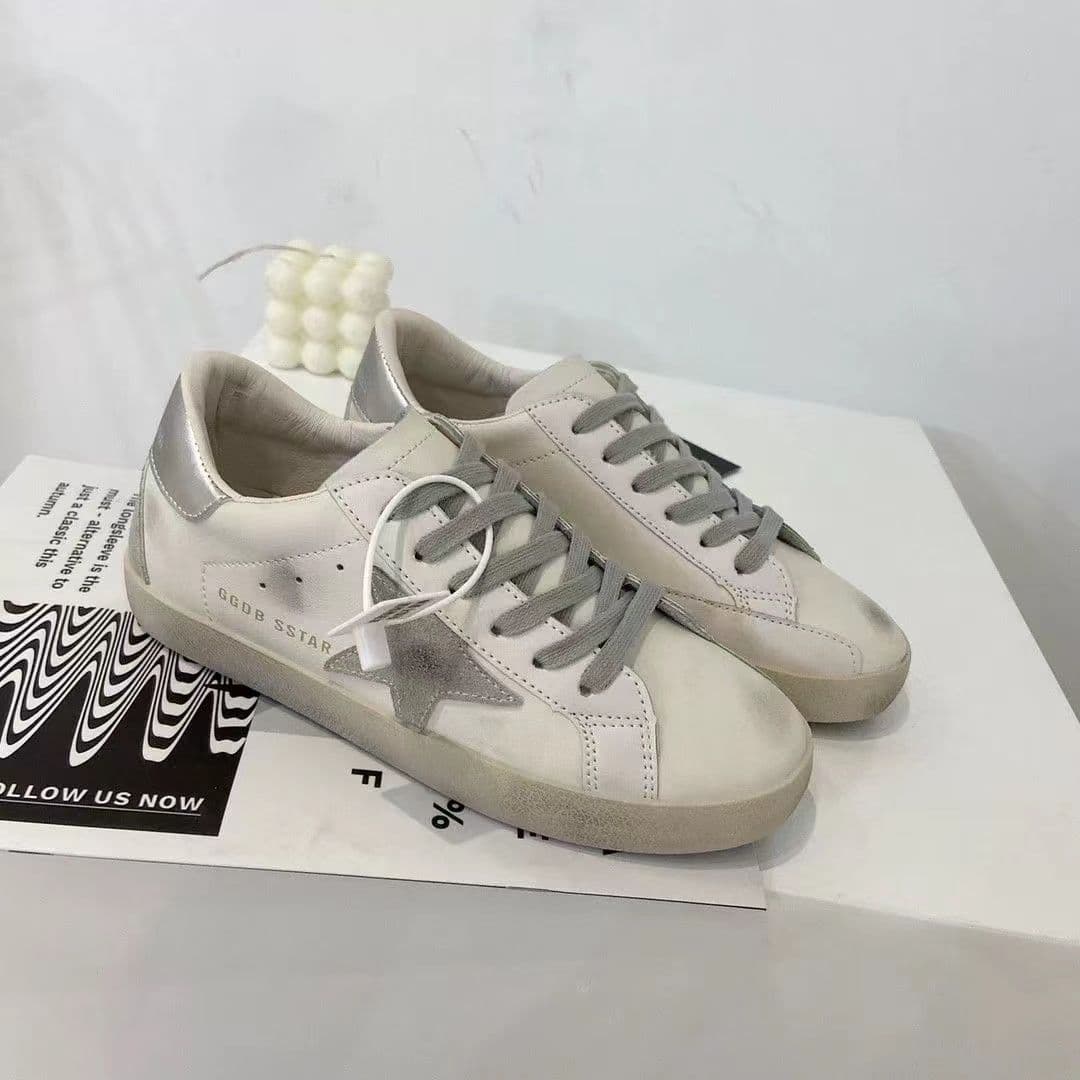 Nouvelles chaussures sales GGDB de célébrités d'Internet fabriquées à partir de vieux cuir véritable, style petit et polyvalent pour hommes et