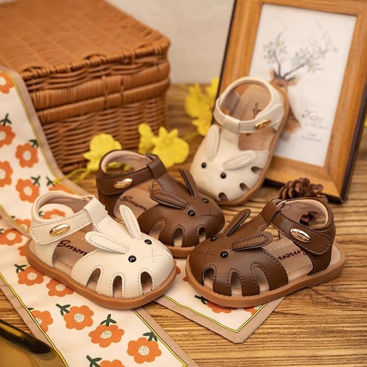 Princess Style Baby Girls' Sandals Soft Soles First Walking Shoes For Infants 1-3 Years Old Comfortable Girls' Footwear